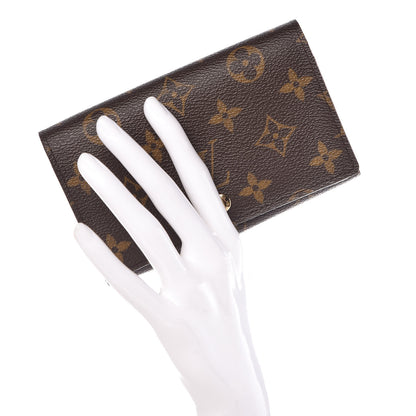Louis Vuitton Monogram Porte-Monnaie Billets Tresor Wallet 2 of 9