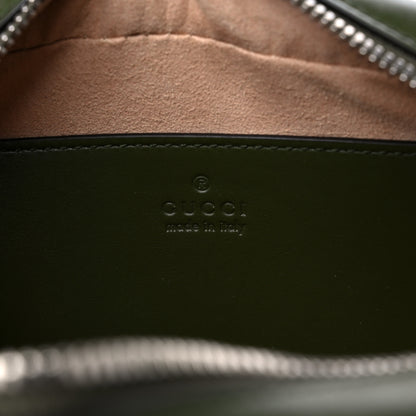 Gucci Calfskin Matelasse Aria Small GG Marmont Chain Shoulder Bag Military Wood 6 of 10