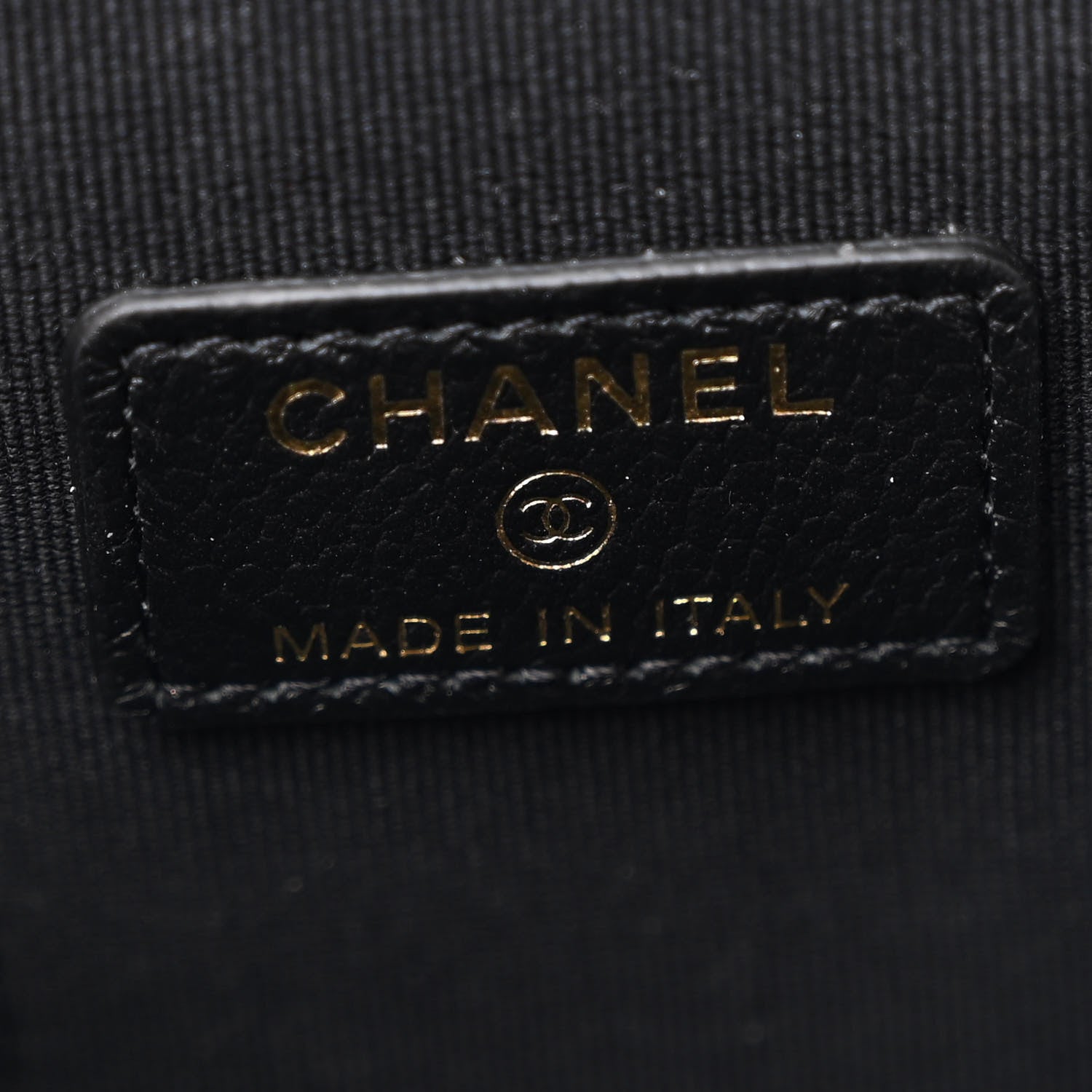 Chanel Caviar Quilted Mini Vanity Case With Chain Black 6 of 11