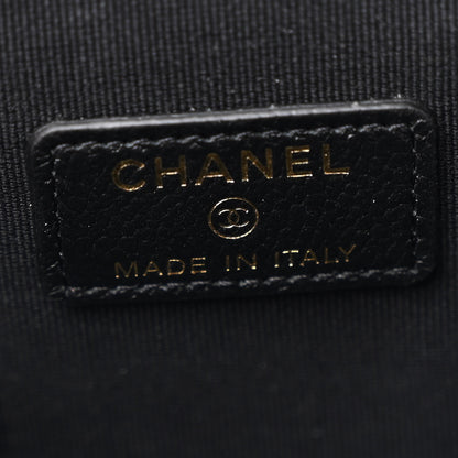 Chanel Caviar Quilted Mini Vanity Case With Chain Black 6 of 11