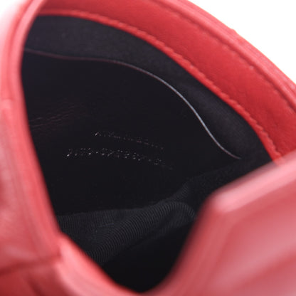 Saint Laurent Sheepskin Matelasse Monogram Mini College Bag New Red 7 of 7