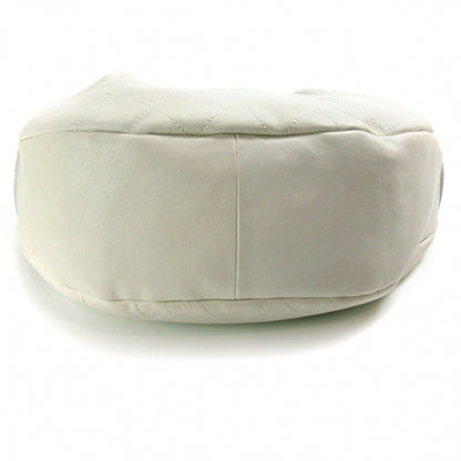 Chanel Quilted Diamond Stitch Hobo White 5 of 10