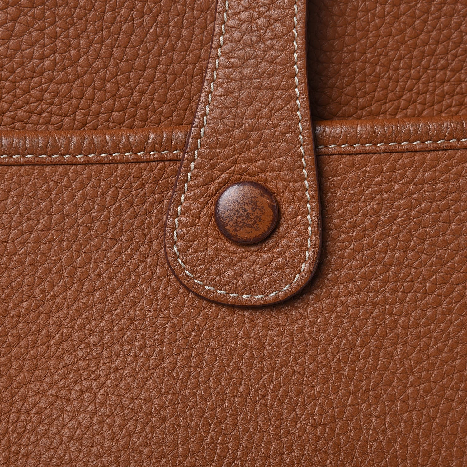 Hermes Taurillon Clemence Evelyne III GM Gold 15 of 16