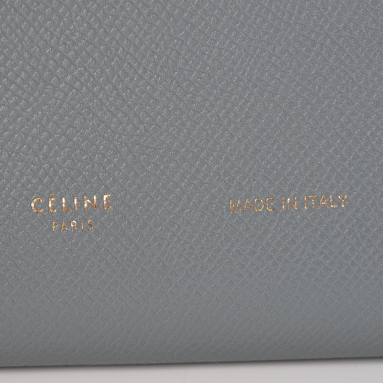 Celine Grained Calfskin Large Multifunction Strap Wallet Storm 6 of 6