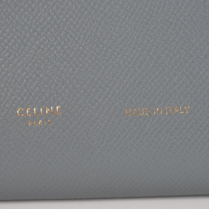 Celine Grained Calfskin Large Multifunction Strap Wallet Storm 6 of 6