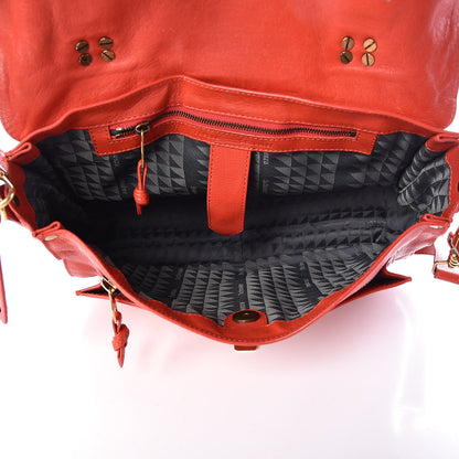 Proenza Schouler Lambskin Medium PS1 Satchel Deep Coral 5 of 10