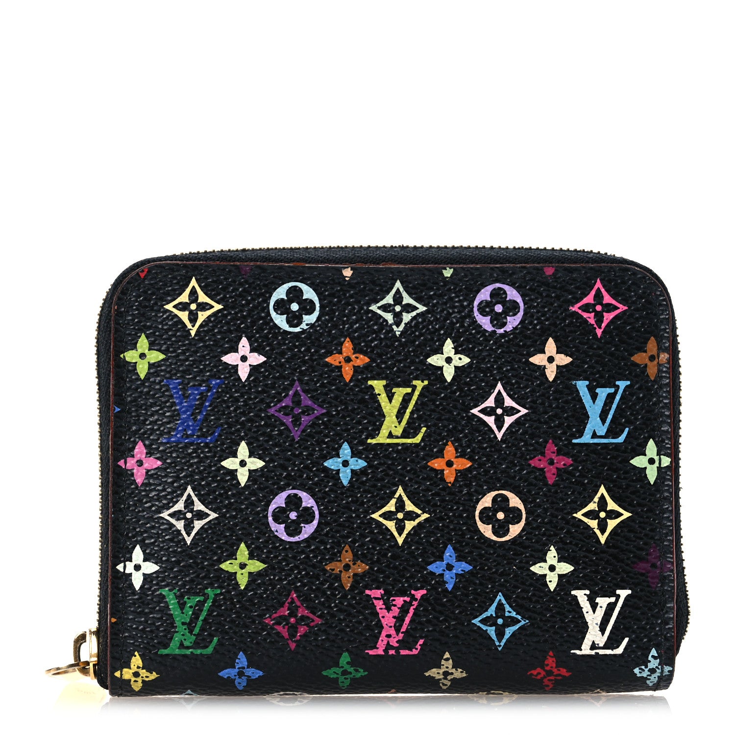 Louis Vuitton Monogram Multicolor Zippy Coin Purse Black Grenade 1 of 7