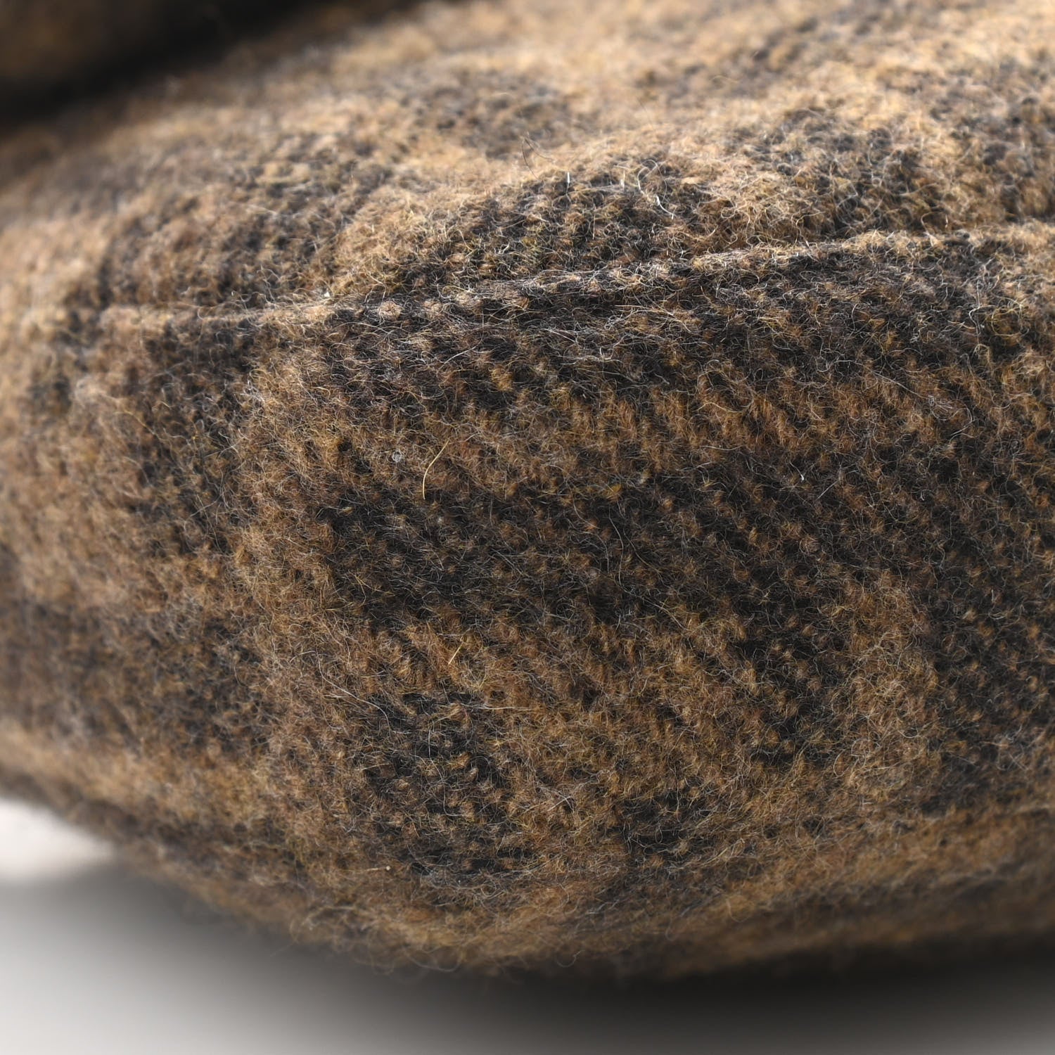 Fendi Wool Zucca Baguette Tobacco 8 of 9