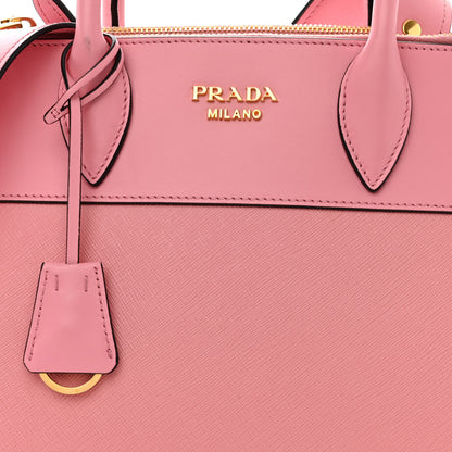 Prada Saffiano City Calfskin Medium Esplanade Tote Pink 11 of 15