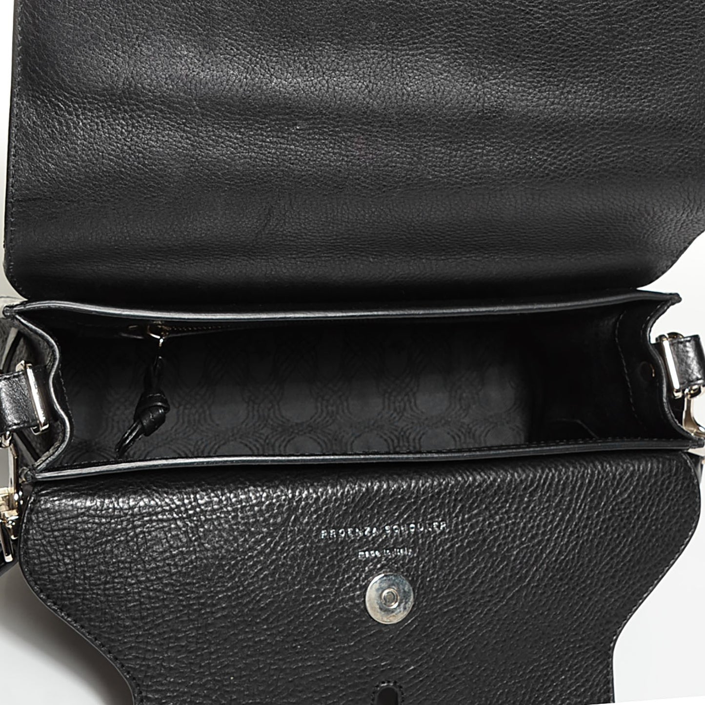 Calfskin PS11 Mini Classic Shoulder Bag Black