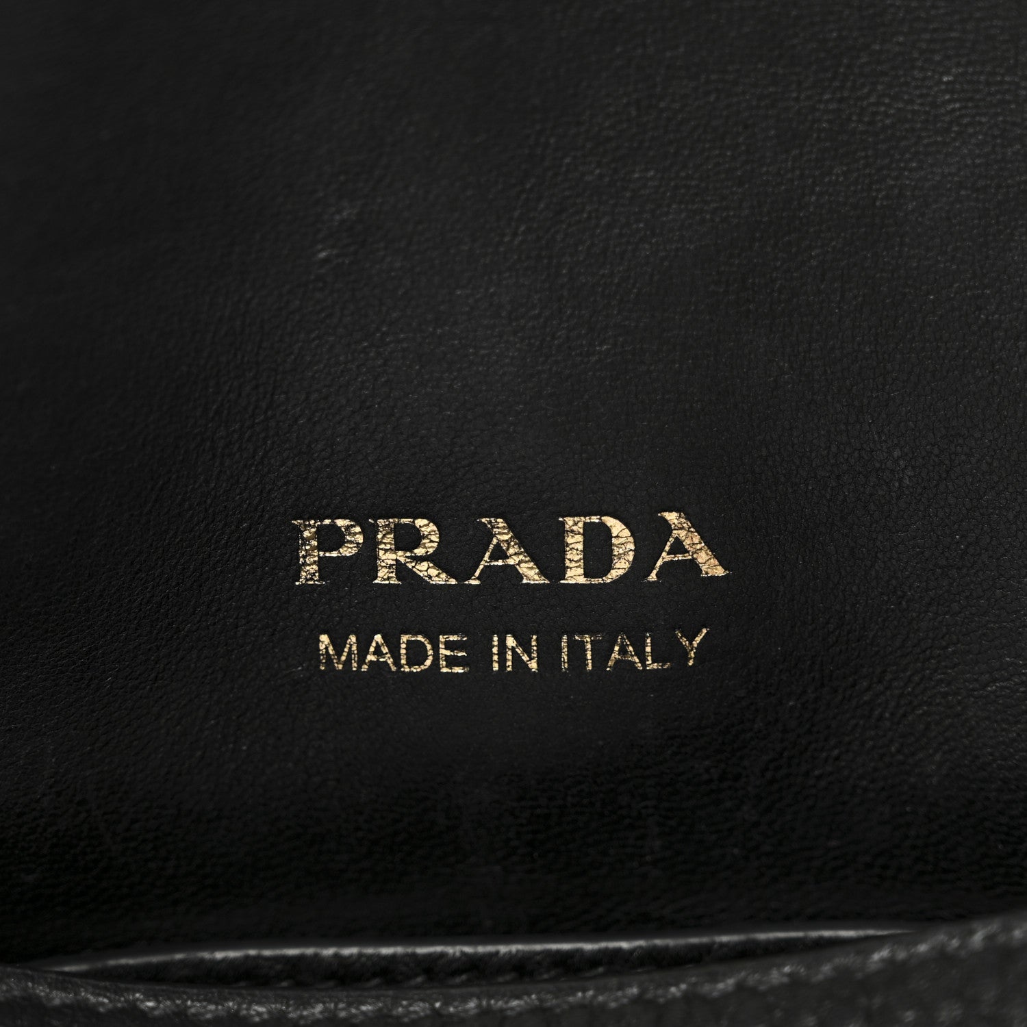 Prada Vitello Daino Flap Shoulder Bag Black 6 of 9