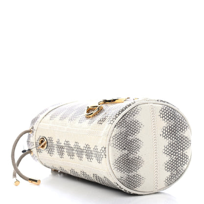 Gucci Snakeskin Mini Zumi Bucket Bag Grey 3 of 4