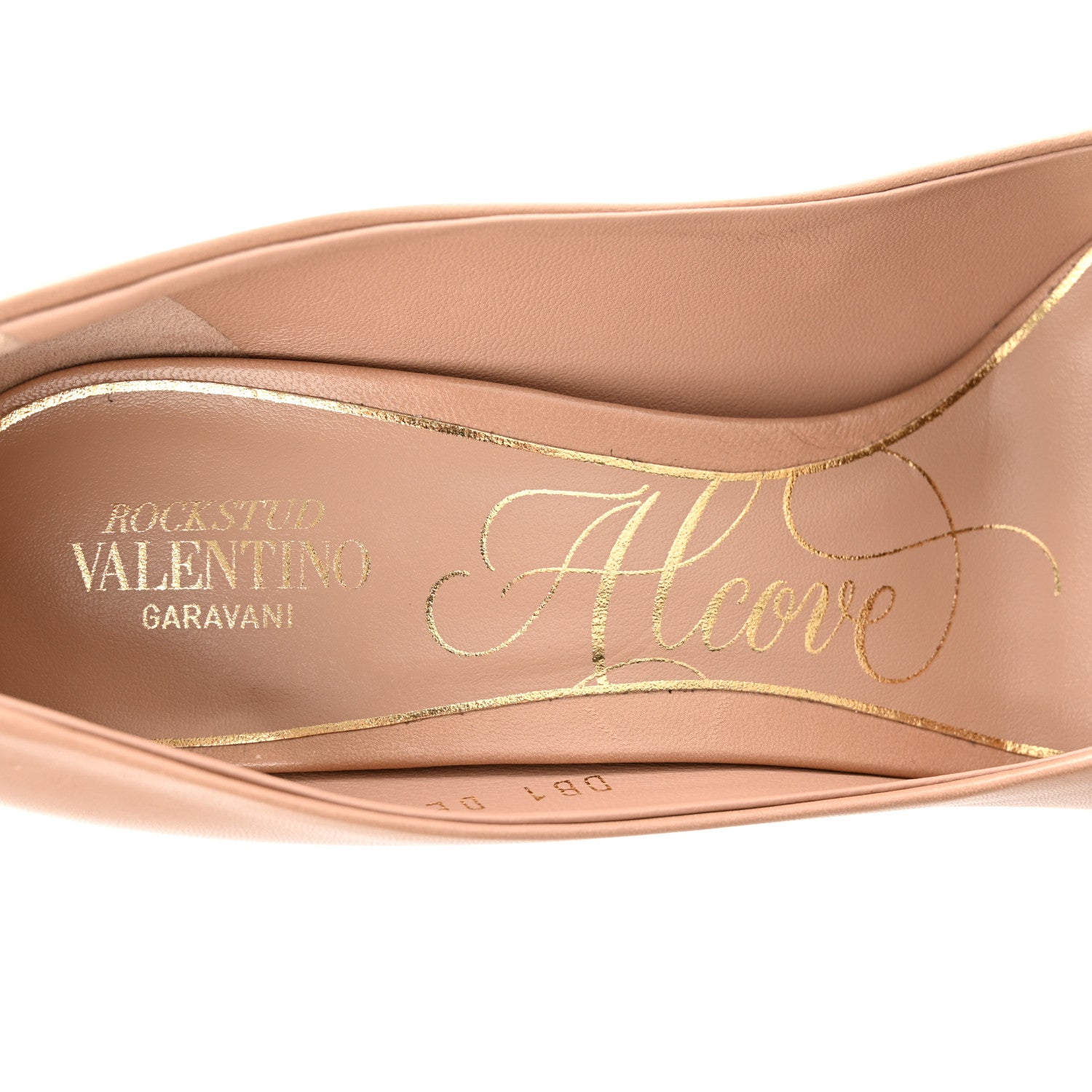 Valentino Garavani Kidskin Patent Rockstud Alcove 110mm Pumps 38 Rose Canelle Black 7 of 15
