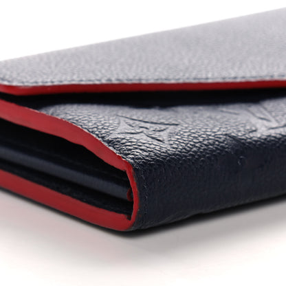 Louis Vuitton Empreinte Sarah Wallet NM Marine Rouge 9 of 13