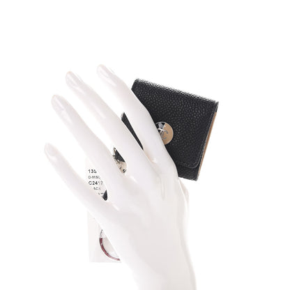 Chanel Caviar Photo Holder Key Chain Bag Charm Black 2 of 7