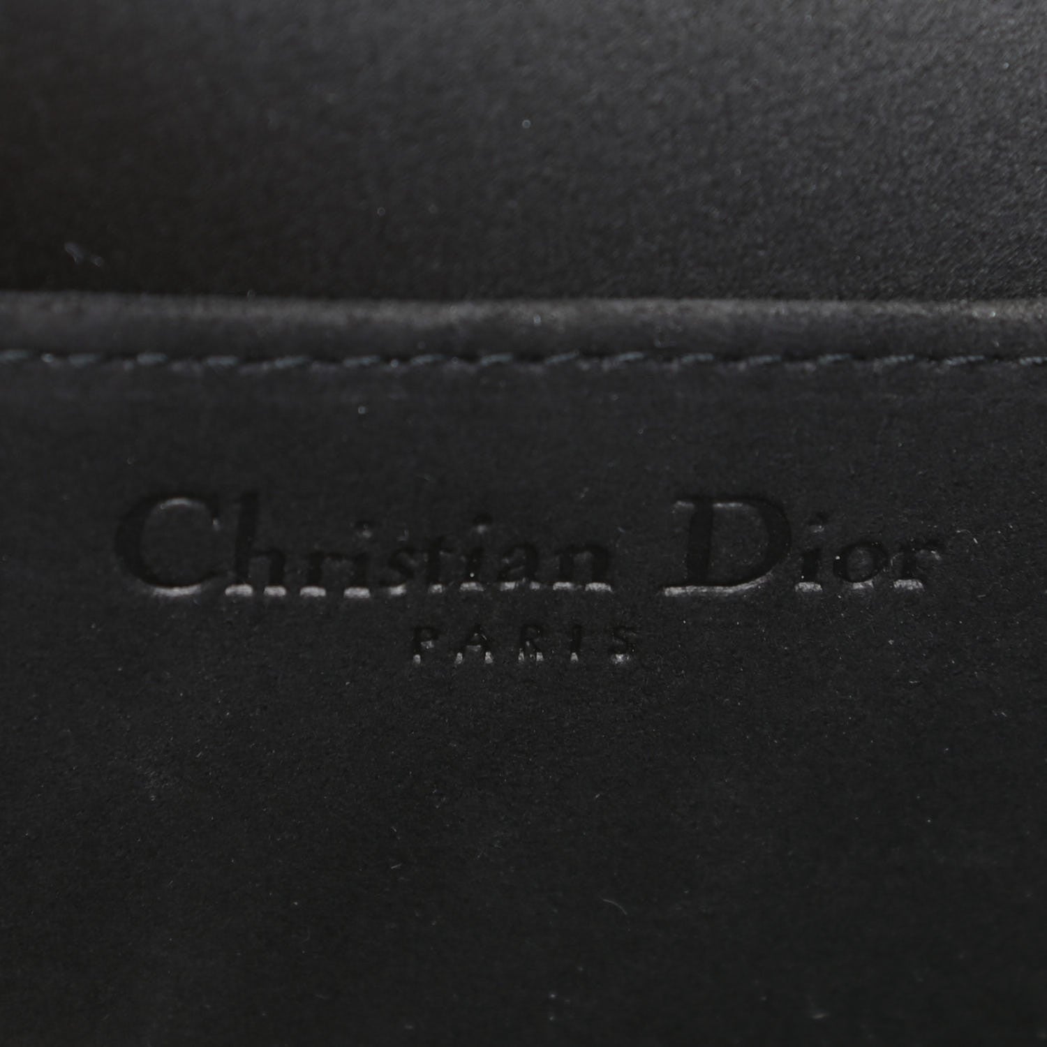 Christian Dior Satin Cannage Lady Dior Clutch Black 7 of 8