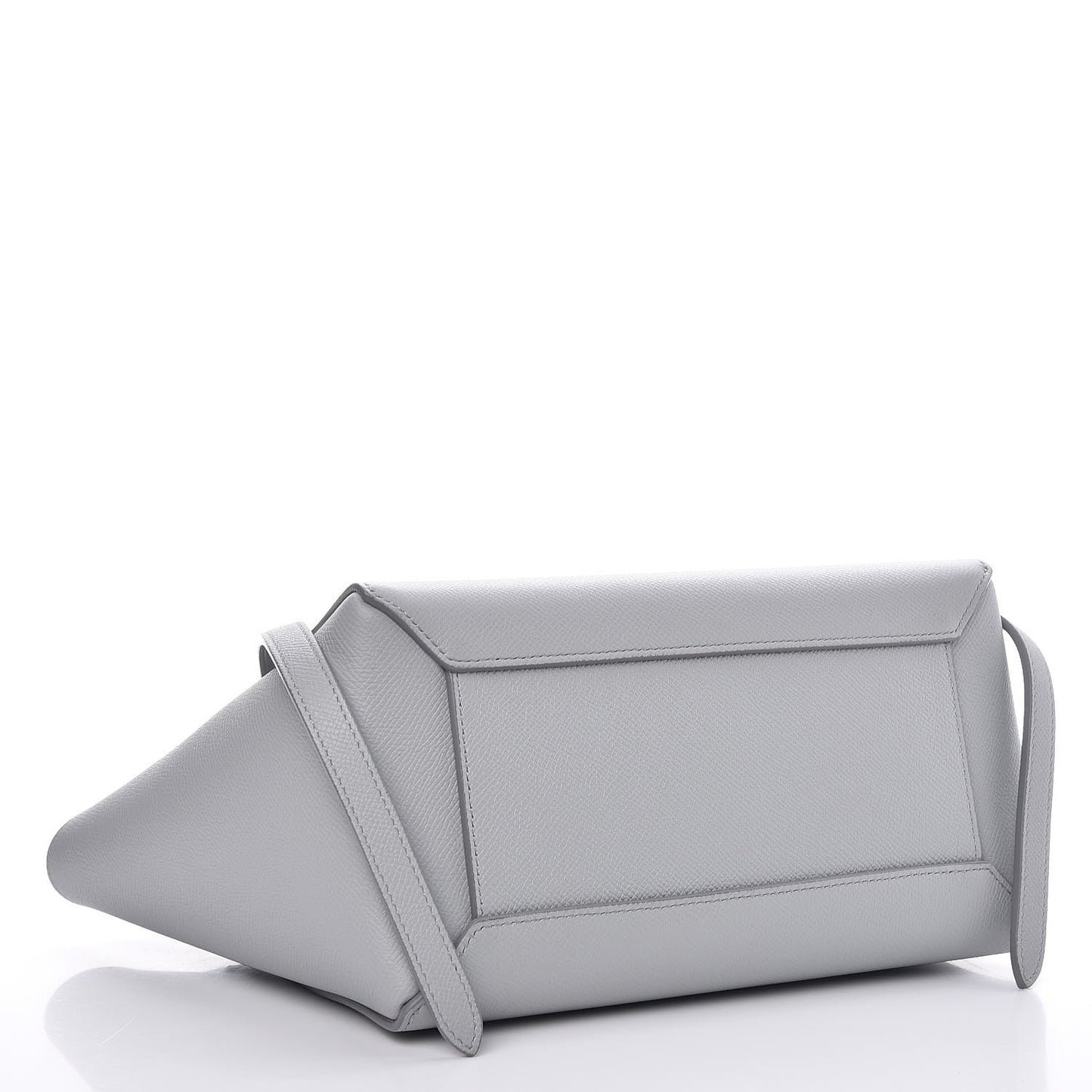 Grained Calfskin Micro Belt Bag Pearl Blue