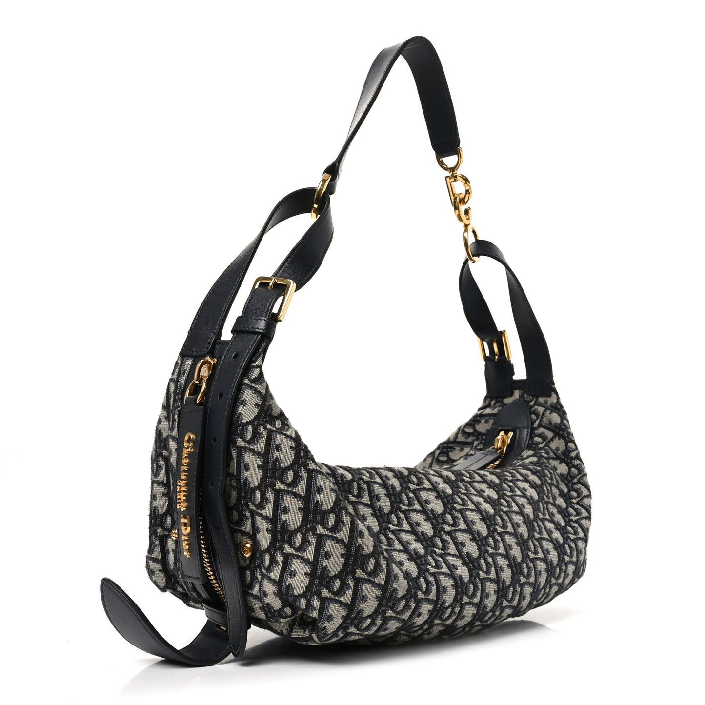Oblique Large D-Journey Bag Blue