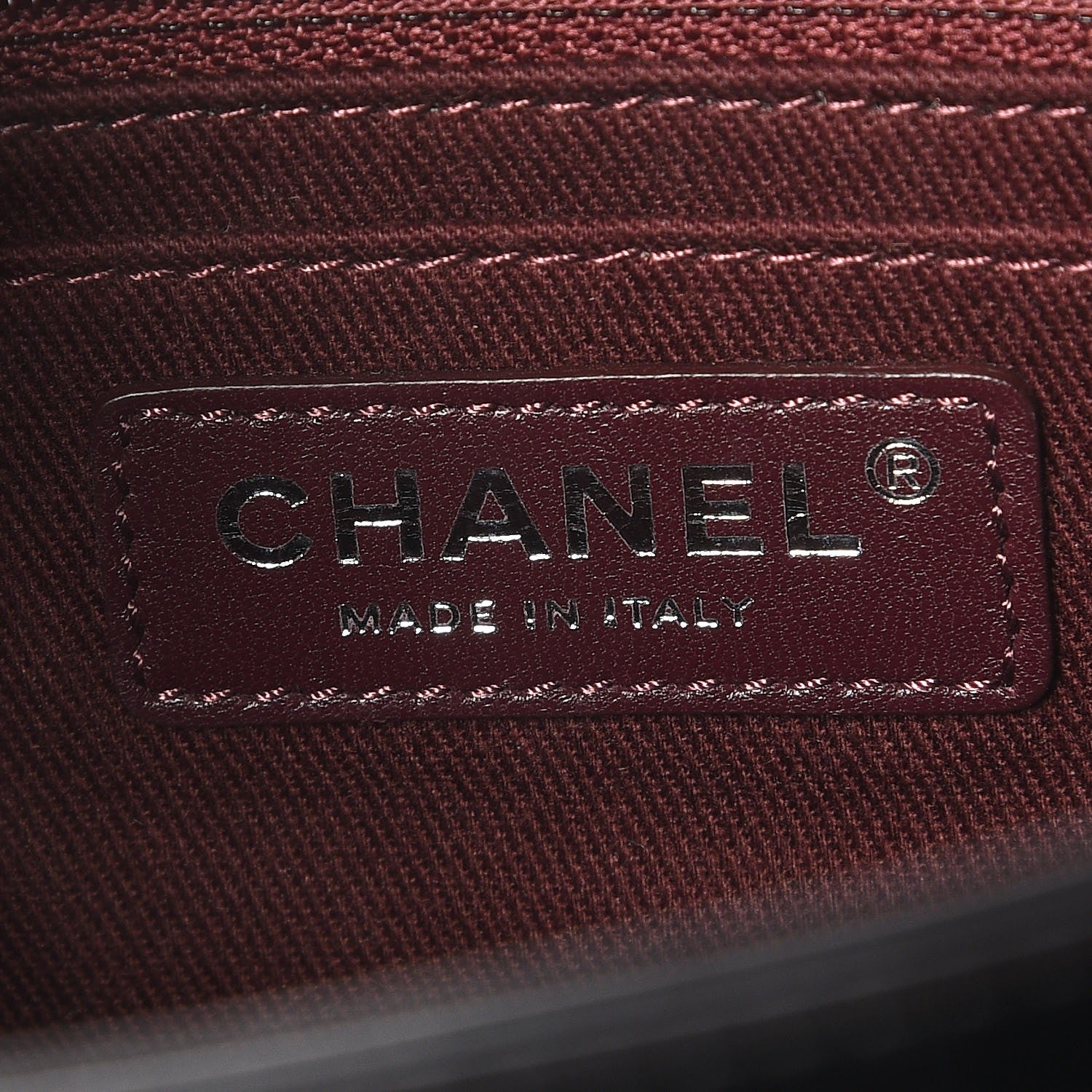 Chanel Glazed Calfskin Quilted Coco Pleats Clutch Black 6 of 7