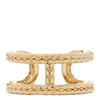 Hermes 18K Yellow Gold PM Chain d'Ancre Danae Ring 51 5.75 3 of 5