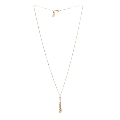 Gucci 18K Yellow Gold Diamantissima Pendant Necklace 3 of 6