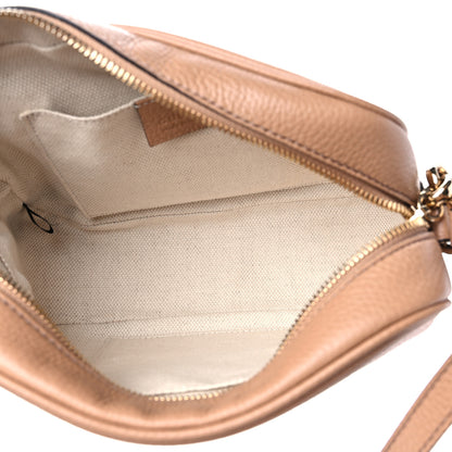 Gucci Pebbled Calfskin Small Soho Disco Bag Camelia 5 of 10
