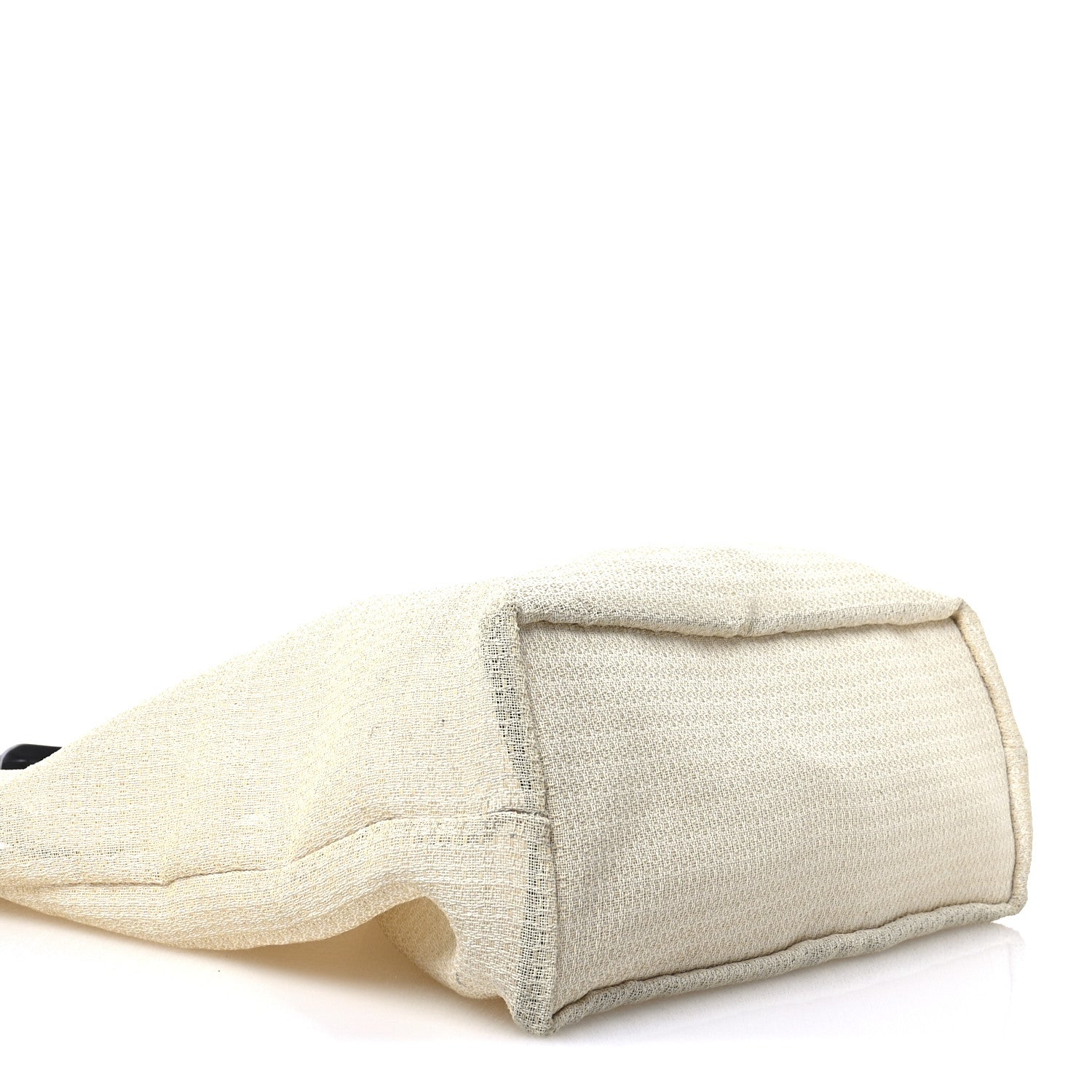The Row Mesh Saddle Calfskin Barn Tote Bag Ivory 5 of 12