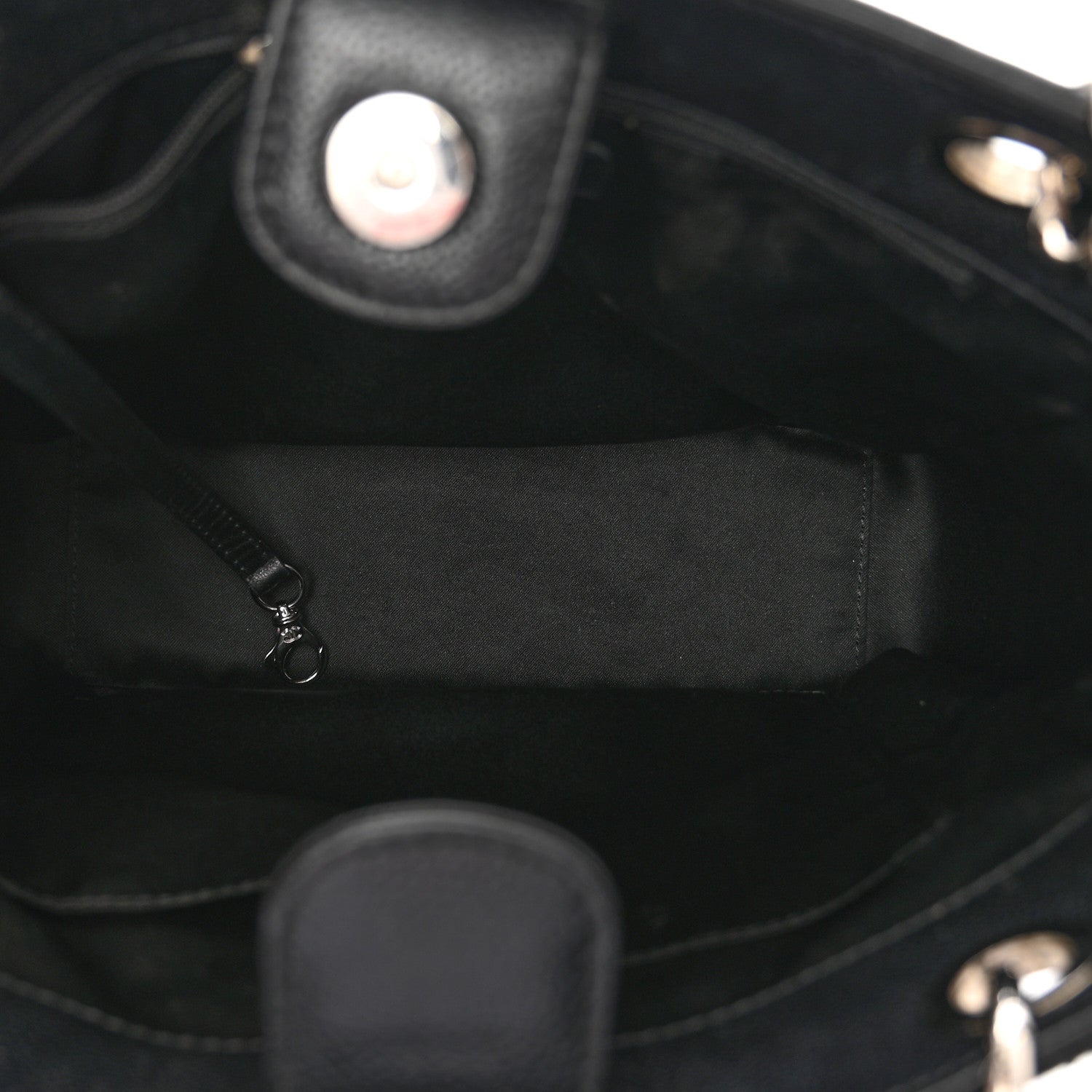 Chanel Caviar Quilted Petit Shopping Tote PST Black 5 of 10