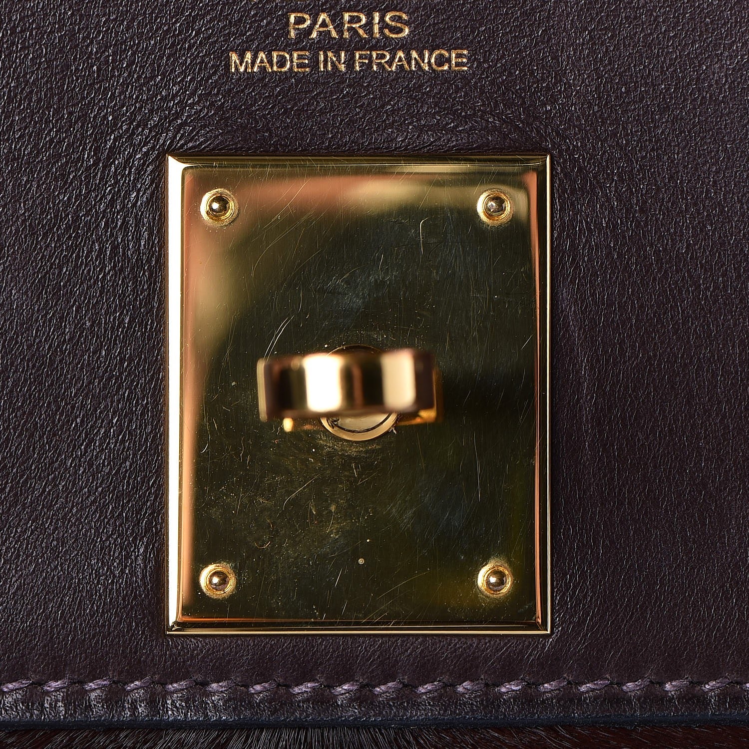 Hermes Pony Hair Swift Kelly Retourne 32 Chocolate 25 of 39