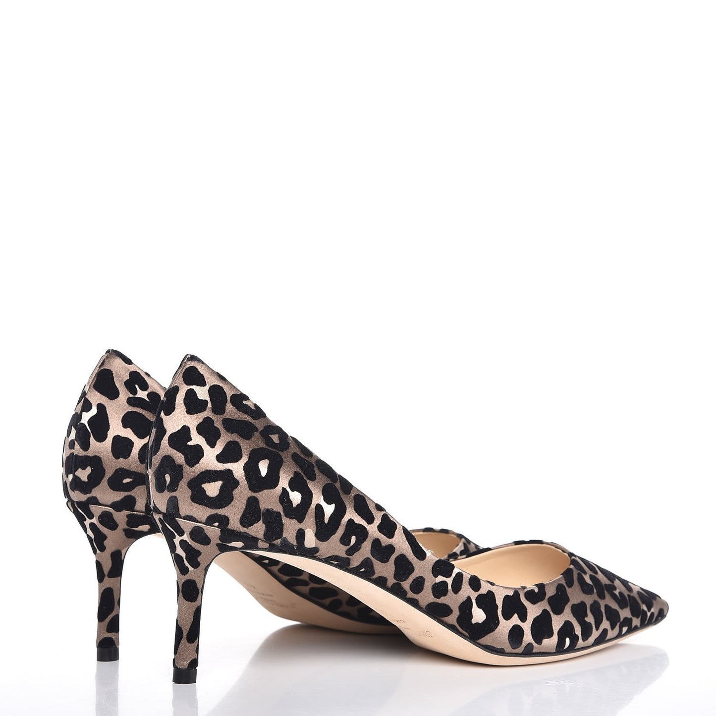 Satin Romy 80 Pumps 42 Leopard