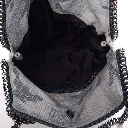 Stella McCartney Denim Camo Print Small Falabella Tote Pale Blue 5 of 7
