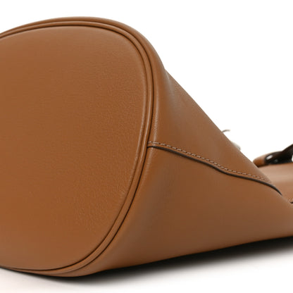 Prada Calfskin Buckle Bucket Bag With Belt Caramel 9 of 9