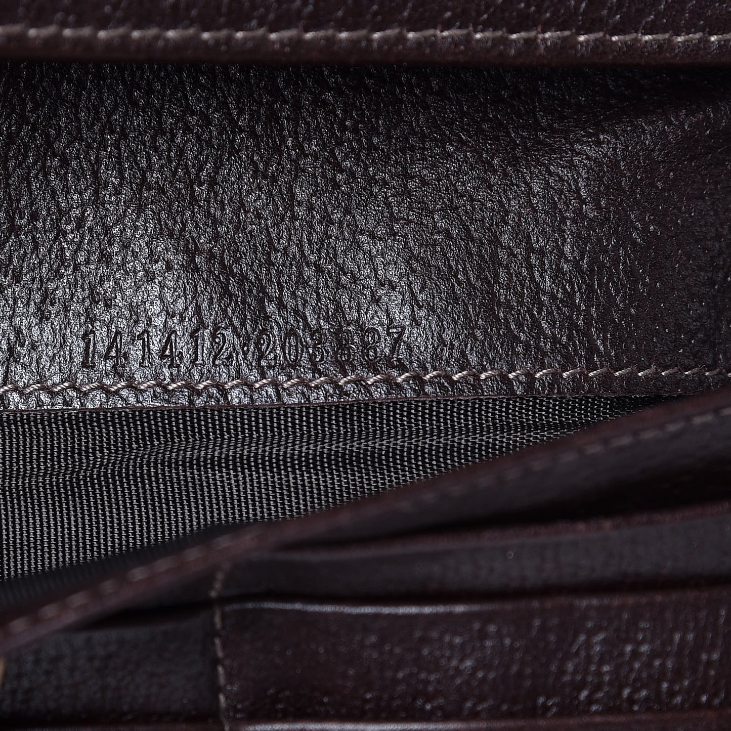 Monogram D Ring Wallet Chocolate