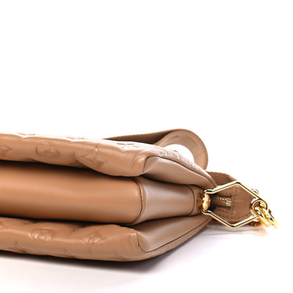 Louis Vuitton Lambskin Embossed Monogram Coussin PM Camel 8 of 8