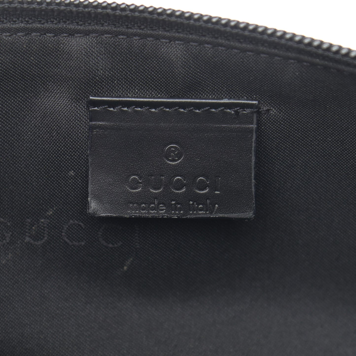 Monogram Web Boat Pochette Black