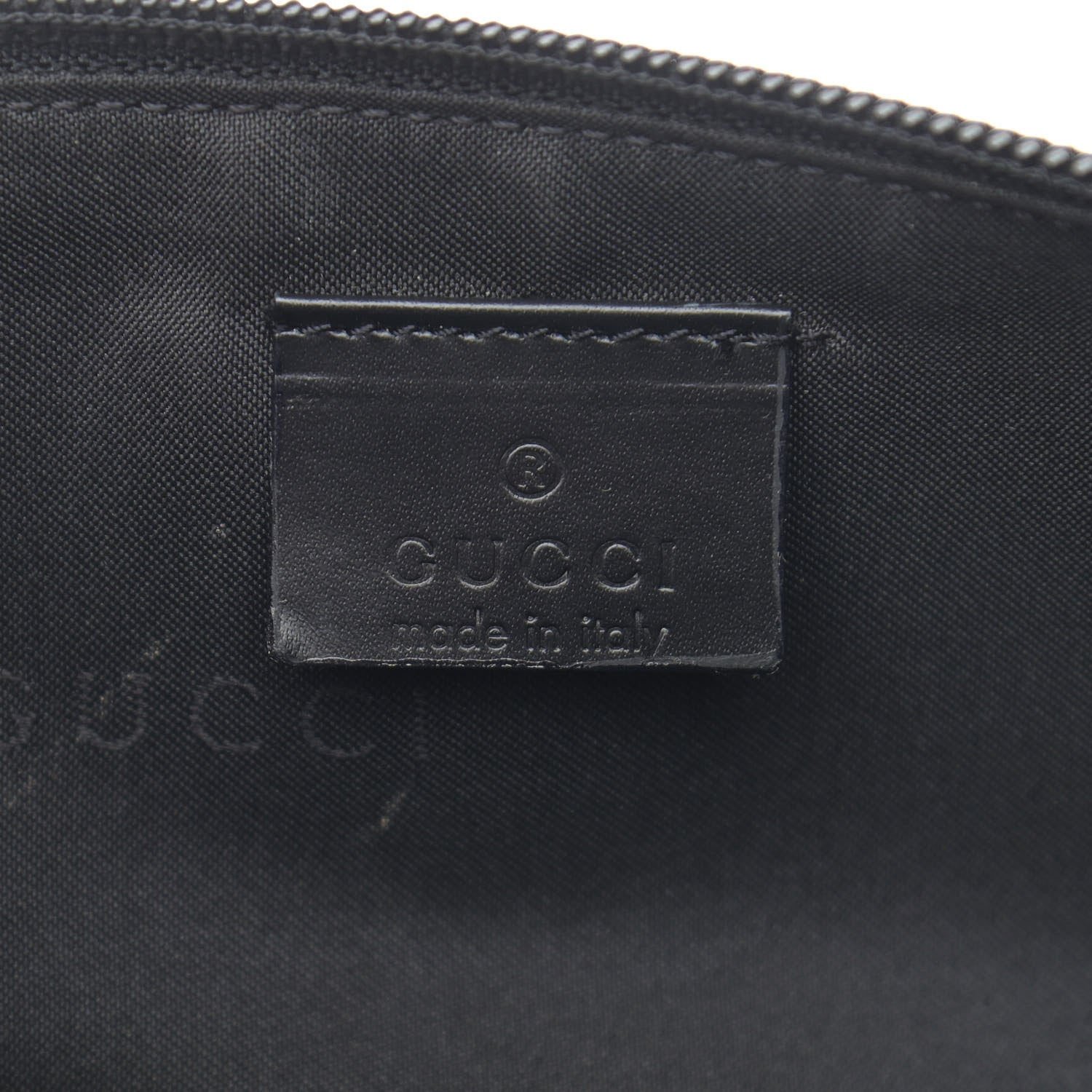 Gucci Monogram Web Boat Pochette Black 6 of 11