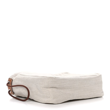 Hermes Canvas Barenia Fourbi 20 PM Pouch Naturel Fauve 4 of 11