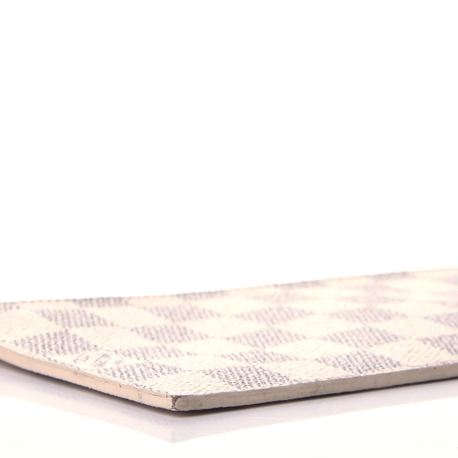 Louis Vuitton Damier Azur Felicie Chain Wallet Zippered Insert Rose Ballerine 7 of 8