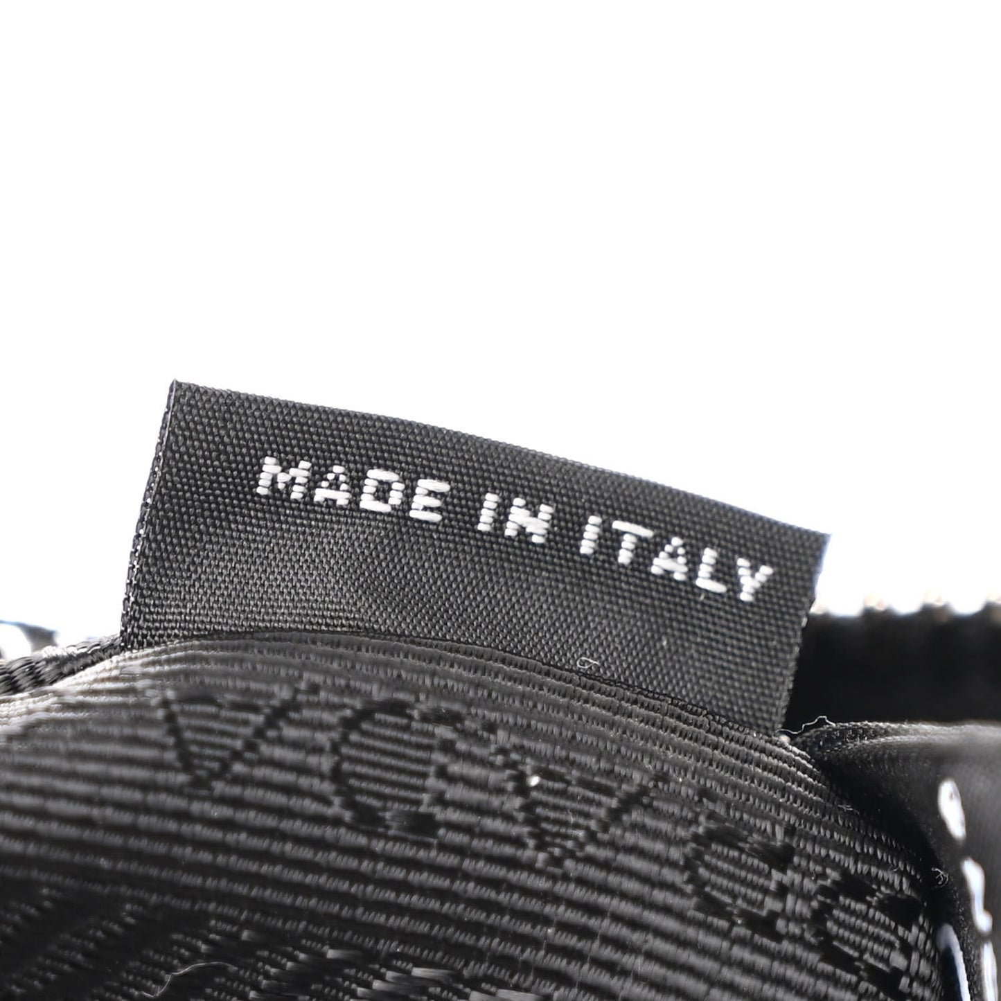 Tessuto Nylon Saffiano Mini Re-Edition 2005 Bag Black