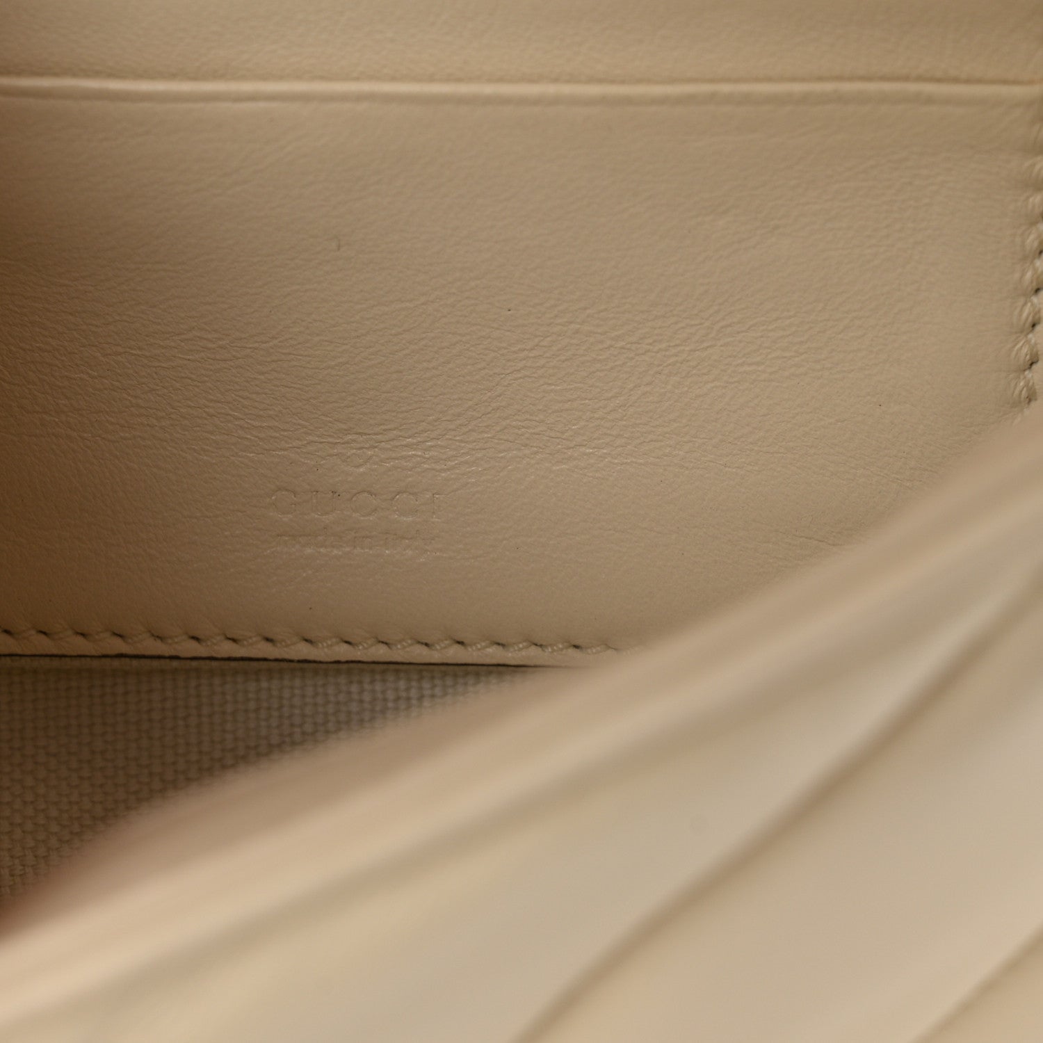 Gucci Calfskin Matelasse Double G Studs Mini Torchon GG Marmont Shoulder Bag White 7 of 11