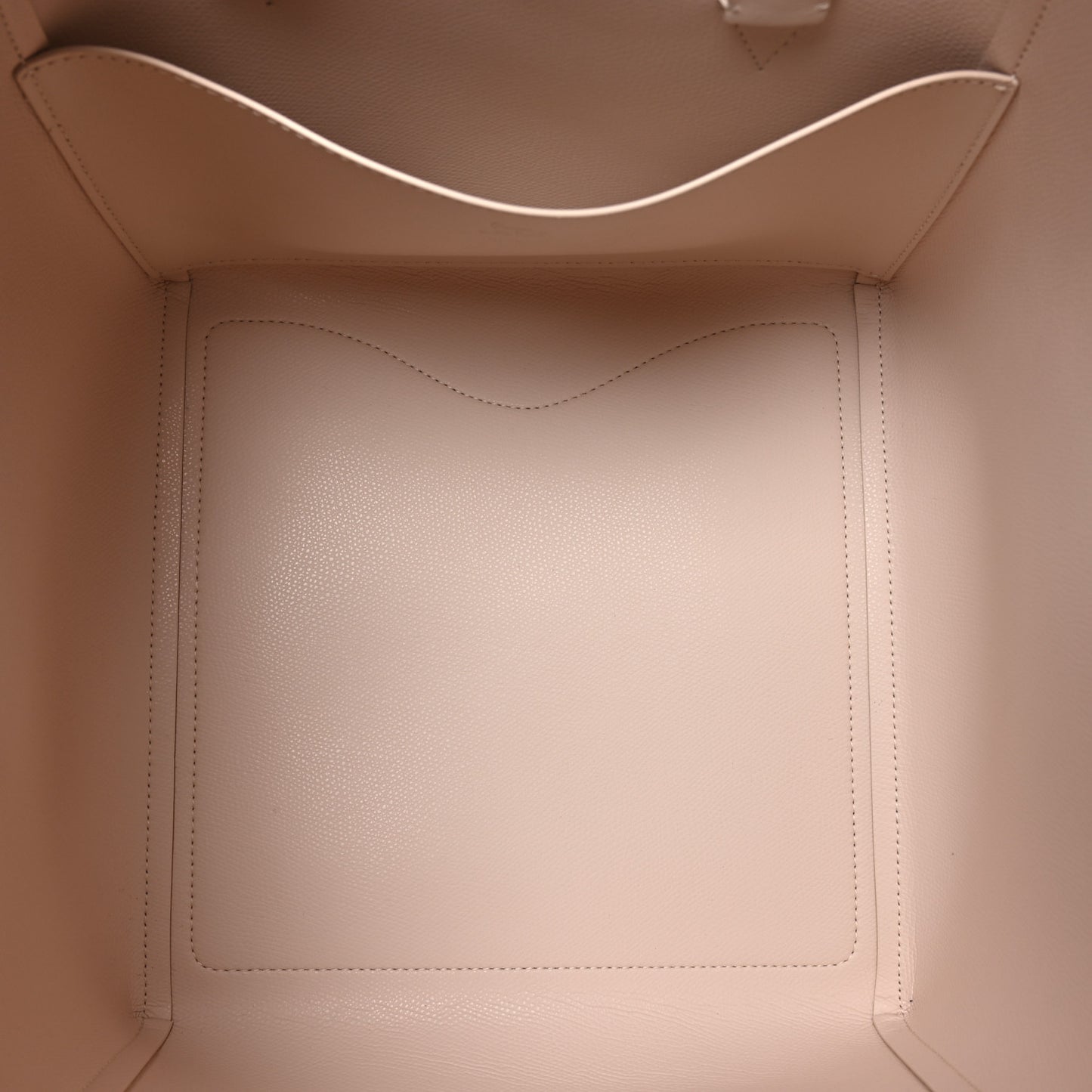 Calfskin Empire Spike Studded Small Cabachic Tote Leche