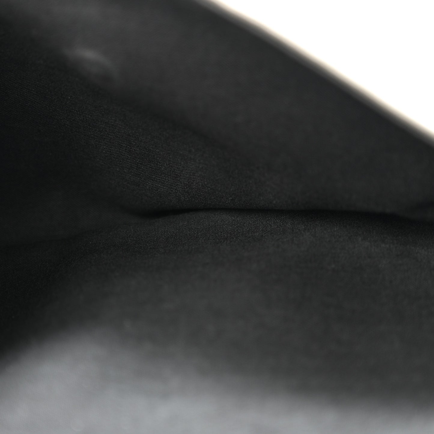 Chevre Silver Metallic Edge Hardware Envelope Clutch Gris Acier