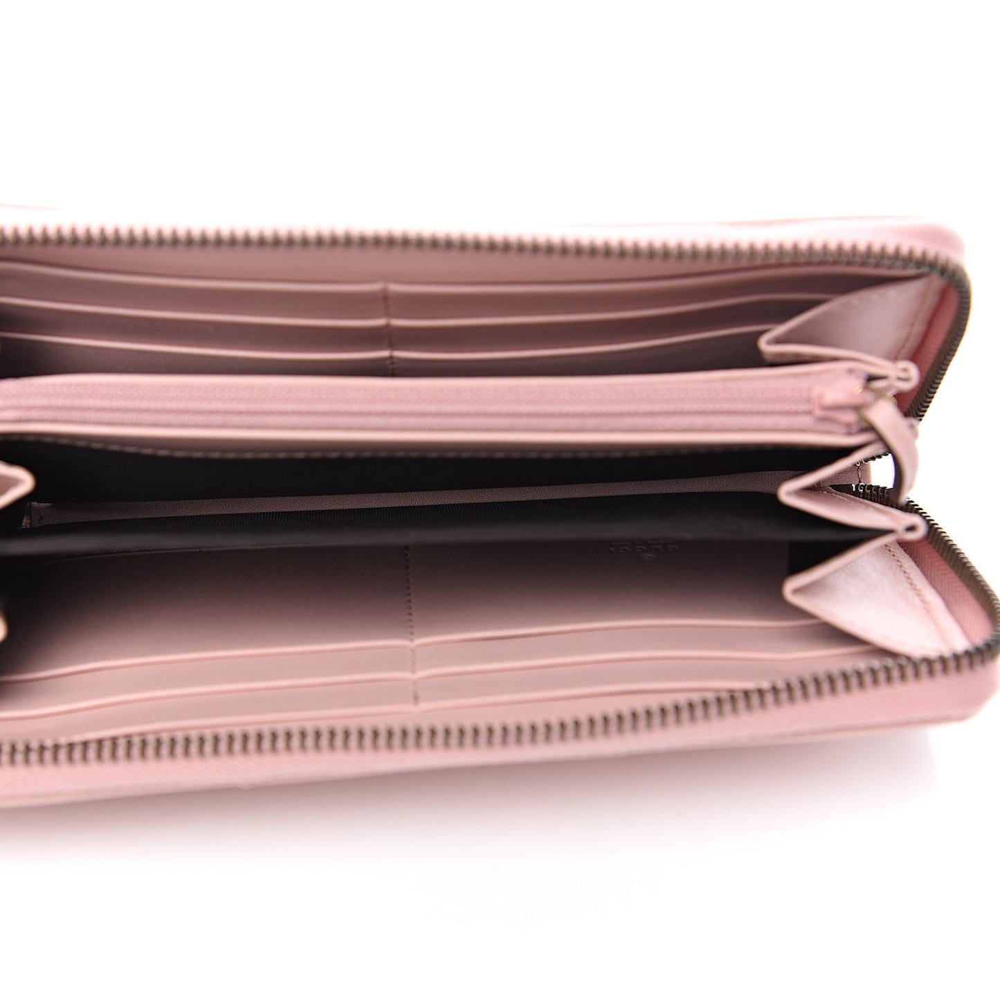 Calfskin Matelasse GG Marmont Zip Around Wallet Perfect Pink