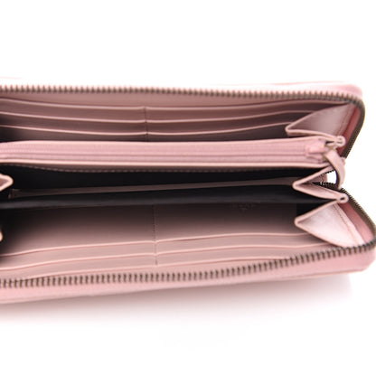 Gucci Calfskin Matelasse GG Marmont Zip Around Wallet Perfect Pink 4 of 9