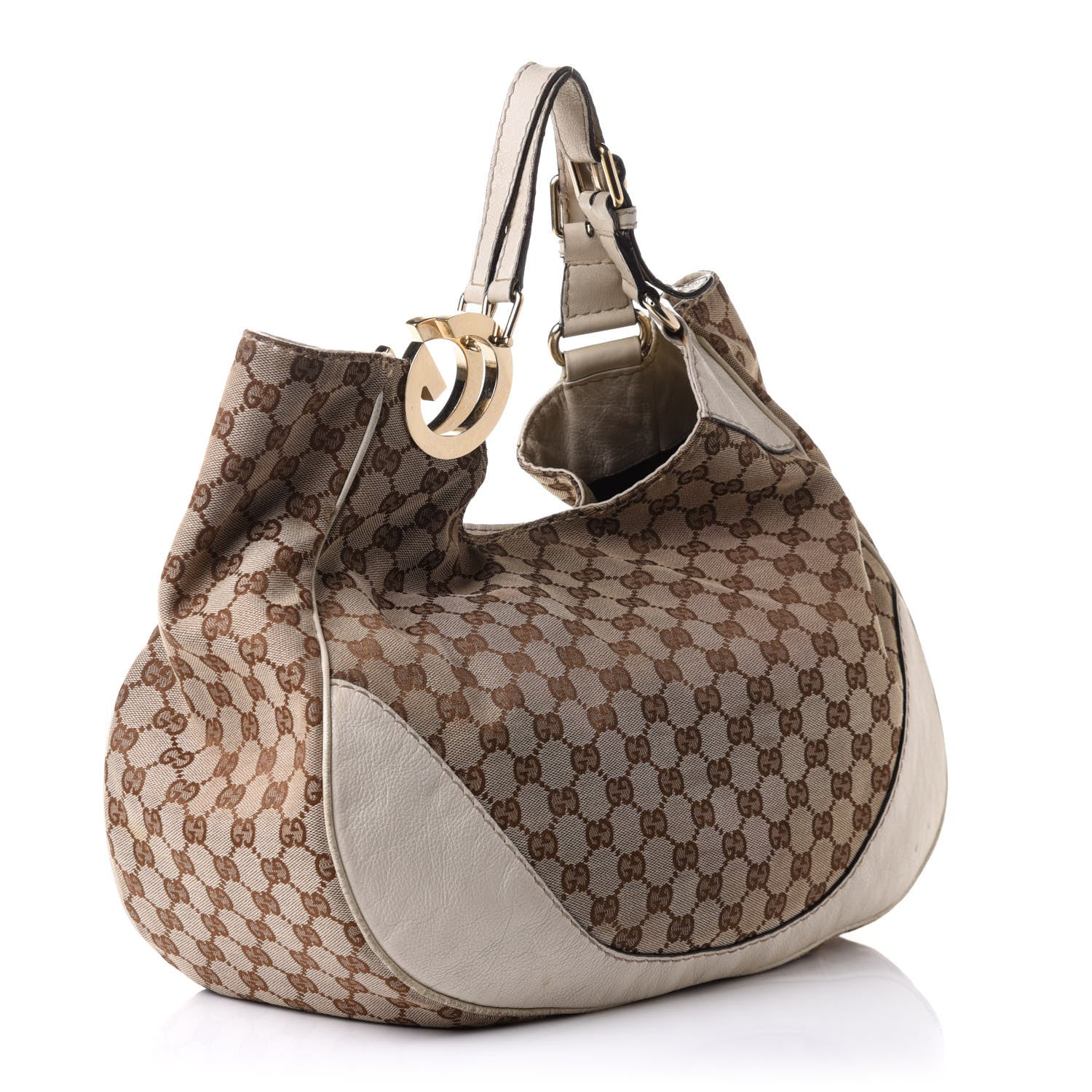 Gucci Monogram Charlotte Tote Off White 3 of 12