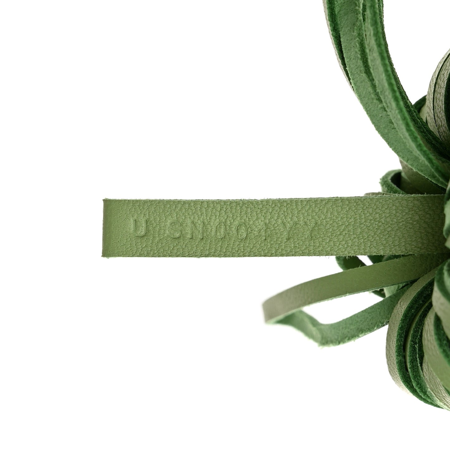 Lambskin Carmen Tassel Key Holder Vert Criquet