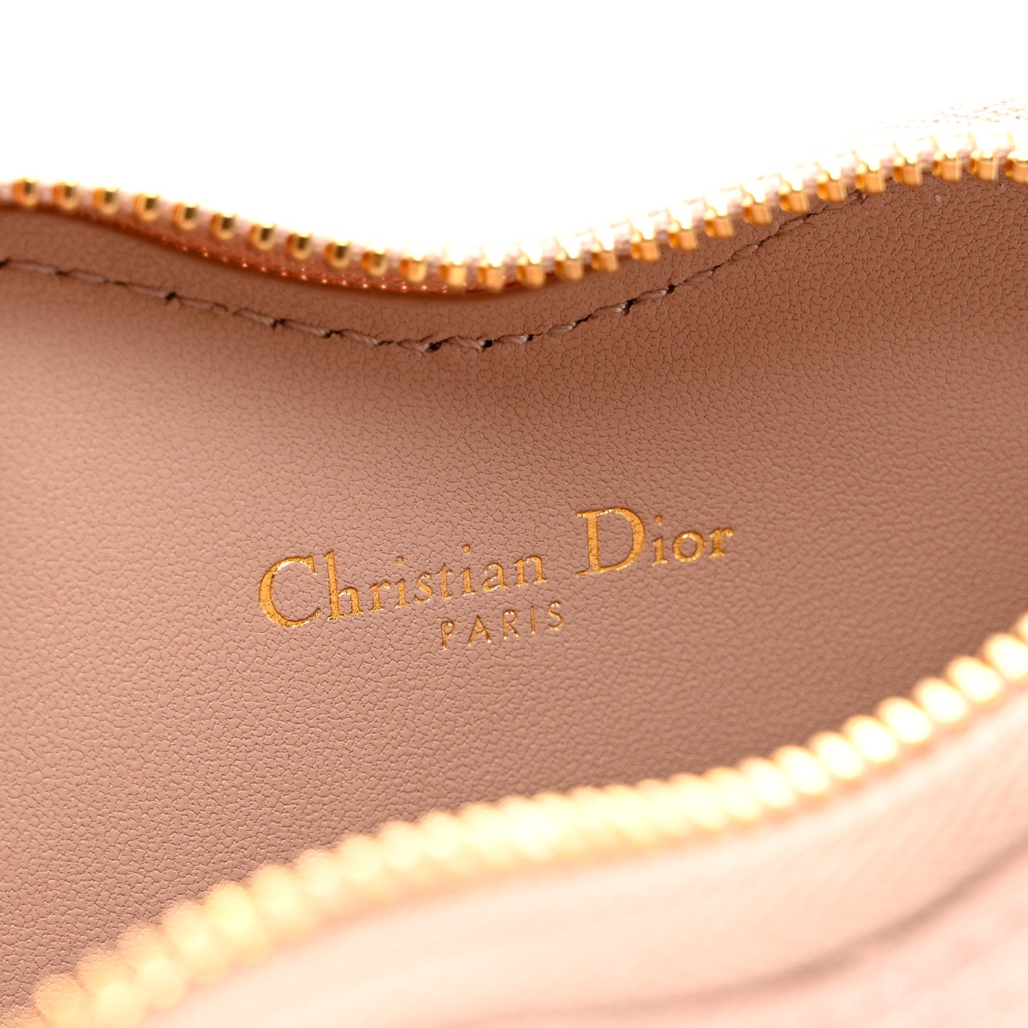 Christian Dior Calfskin Cannage Dioramour Caro Heart Pouch With Chain 6 of 7