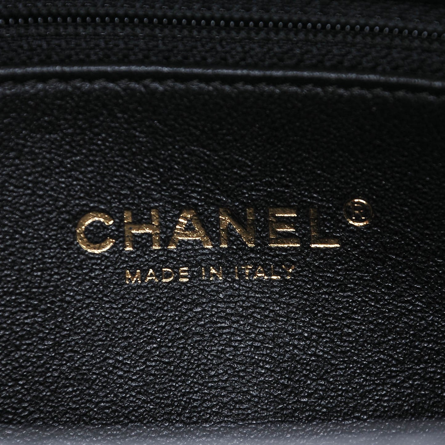 Sheepskin Quilted Large Beauty Lock Flap Black