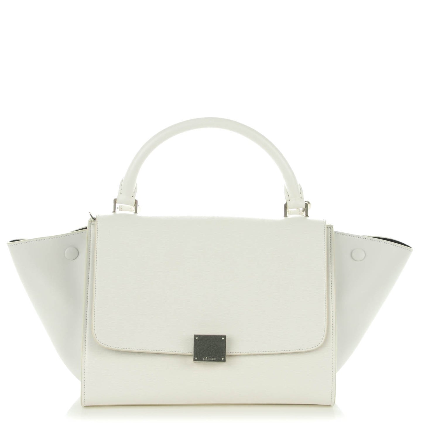 Liege Calfskin Small Trapeze White