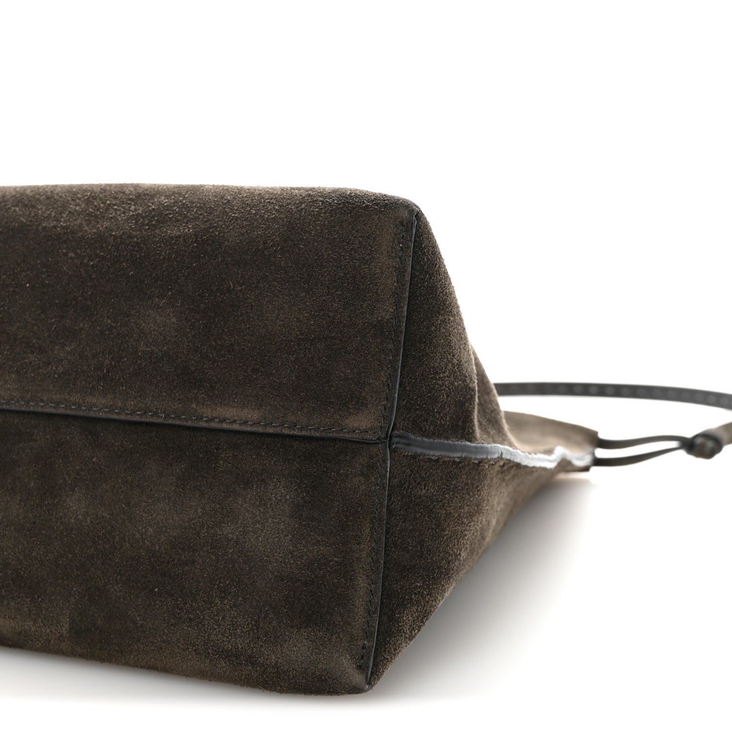 The Row Suede Wander Bag Brown 9 of 9